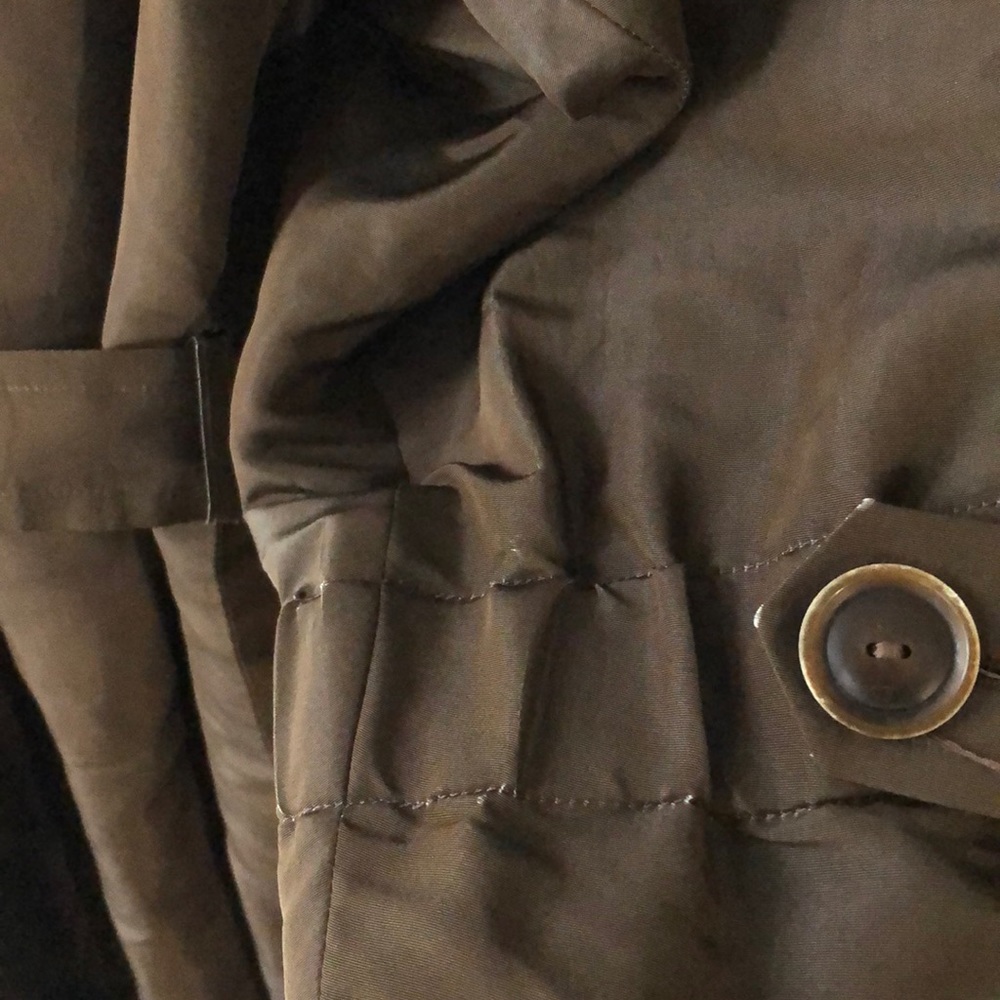 Vintage Saint Laurent Rive Gauche Silk trench coat - Picture 5 of 11